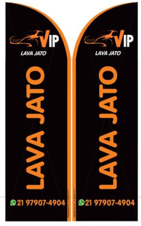 Wind Flags para Lava Jata Vip