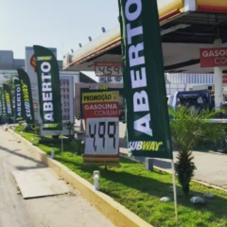 Wind Banner 3,5mts Altura para Praia ou Jardim