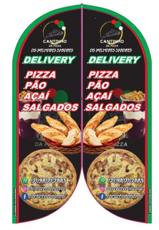 Wind Banner Cantinho da Pizza